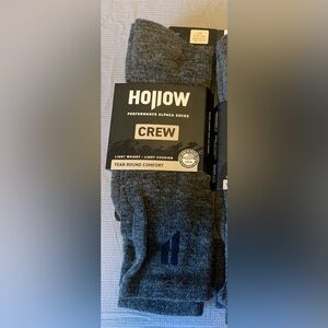 Hollow - Performance Alpaca Crew Socks - NWOT